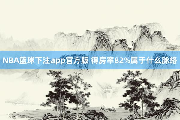 NBA篮球下注app官方版 得房率82%属于什么脉络