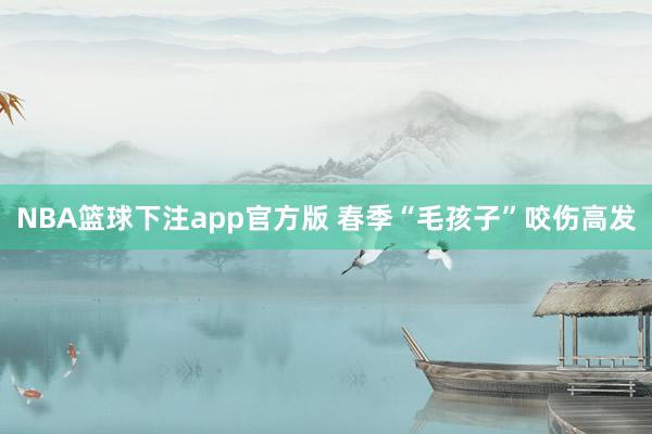 NBA篮球下注app官方版 春季“毛孩子”咬伤高发